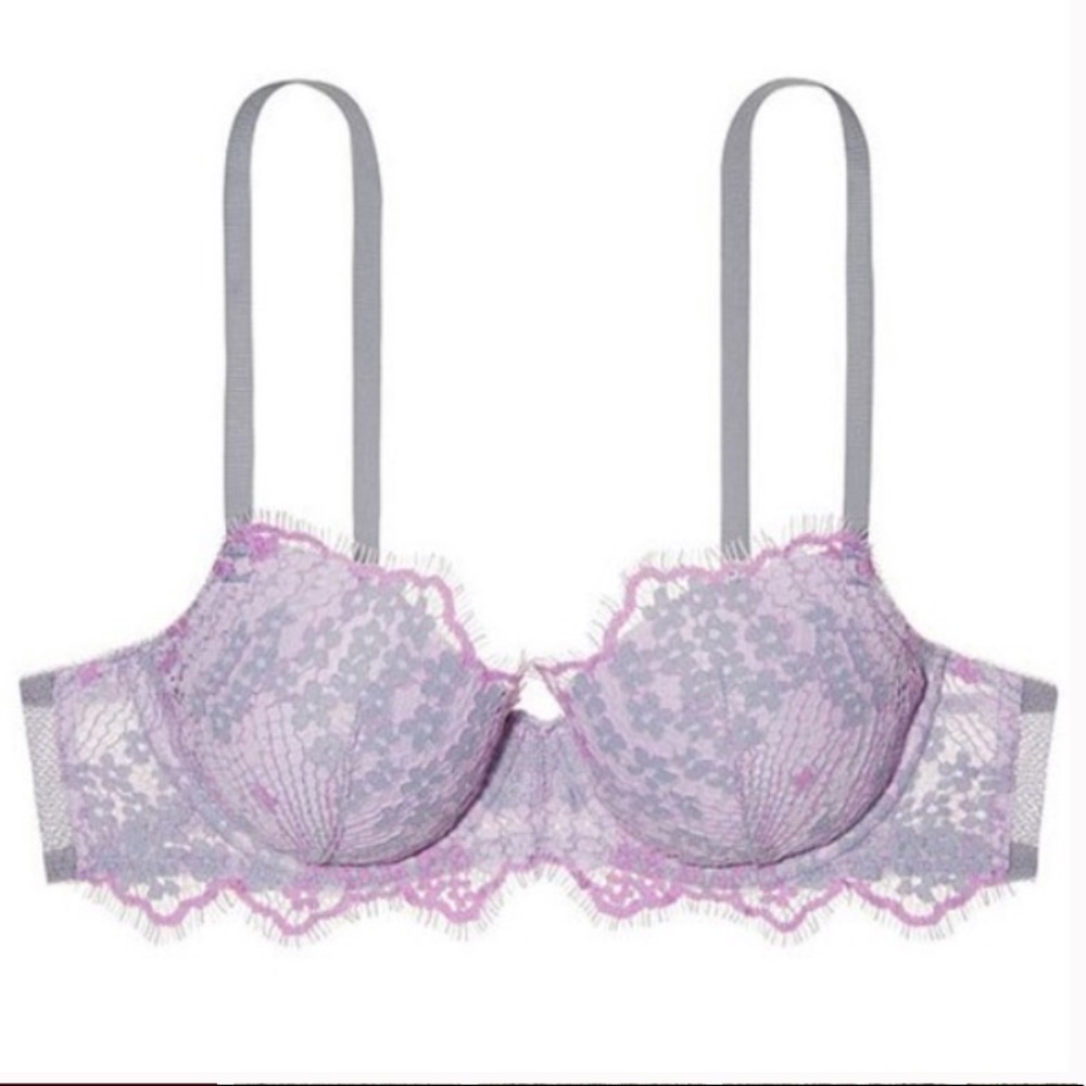 Victoria’s Secret Lace Lined Demi Bra Dream Angels - Picture 1 of 7